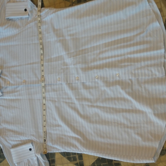 Ike Behar French Cuff Dress Shirt size 18" x 37" - Picture 5 of 7